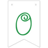 Deux pois dans une cosse jumelle la bannière (Troisième drapeau)