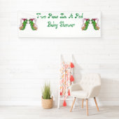 Deux pois dans une cosse jumelle la bannière de (En situation)