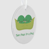 Deux pois dans une cosse jumelle le décor de pièce (devant)