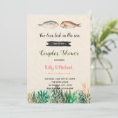 Deux poissons de moins dans la mer invitation de d (Debout devant)