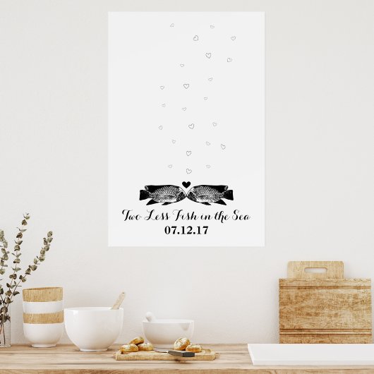 Deux Poissons de moins dans le Livre d'or Empreint (Cuisine)