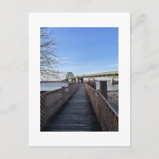 Deux ponts avec carte postale River (Devant)