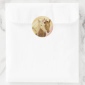 Deux poulains autocollant (Sac)
