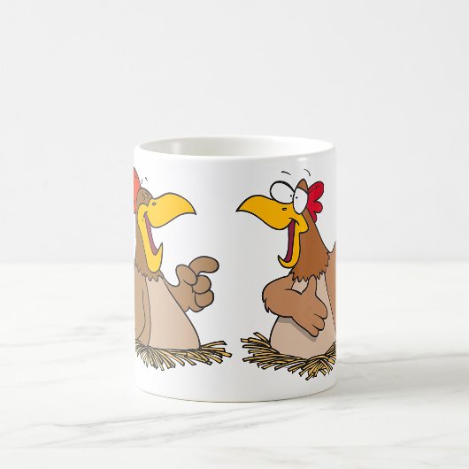 Deux poulets parlants de café Mug