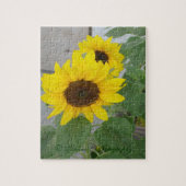 Deux puzzle de tournesol (Vertical)
