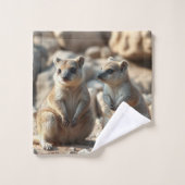 Deux Quokkas Aussie Rottnest IsLand, (Gant de toilette)
