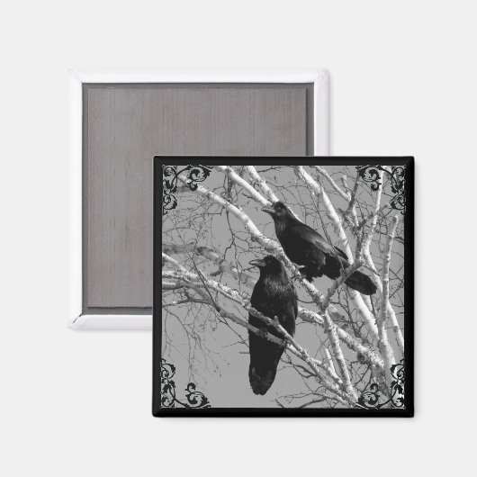 Deux ravens aimant gothique (Recto/Verso)