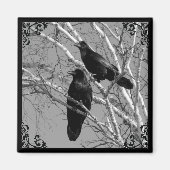 Deux ravens aimant gothique (Devant)