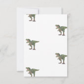 Deux Rex Trex Dinosaur Invitation Anniversaire 2 a (Dos)