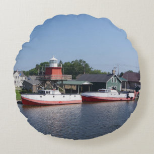 Deux rivières, Wisconsin coussin rond