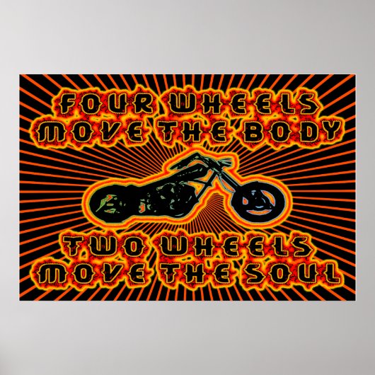 DEUX ROUES DÉPLACENT LE POSTER E SOUL (Devant)