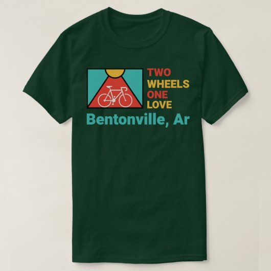 Deux roues Un amour TShirt (Design devant)