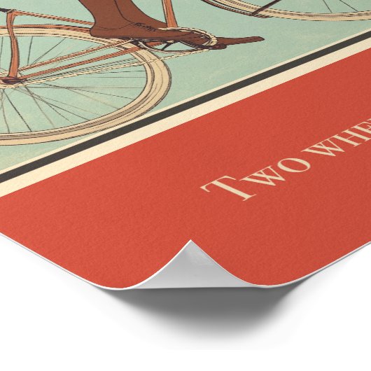 Deux roues, une affiche d'amour (Coin)