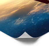 Deux royaumes traversent l'espace Poster (Coin)