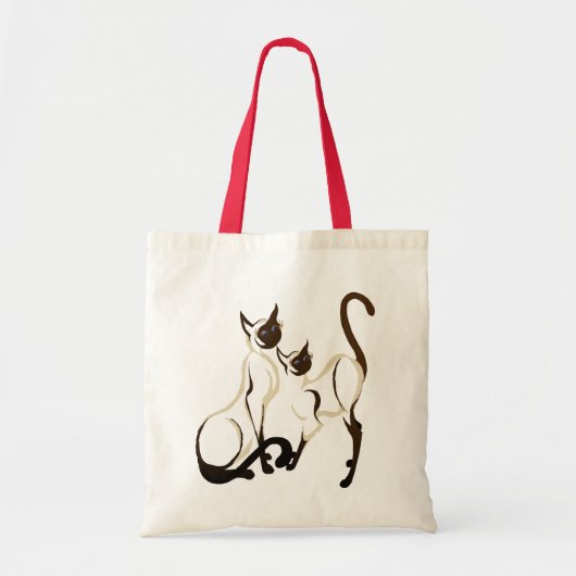 Deux sacs de chats siamois (Devant)