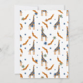 DEUX Safari sauvage 2e Invitation anniversaire (Dos)