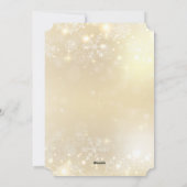 Deux Santas Son et son Wedding shower Invitation (Dos)