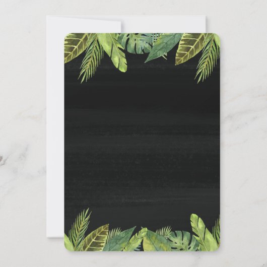 Deux sauvages invitations garçon de 2ème anniversa (Dos)