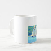 deux schooners naviguant la tasse (Devant gauche)