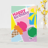 Deux Scoops sont meilleurs qu'un ! - Carte d'anniv (Fleur jaune)