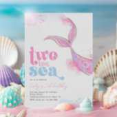 Deux sirènes de mer Invitation d'anniversaire
