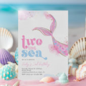 Deux sirènes de mer Invitation d'anniversaire