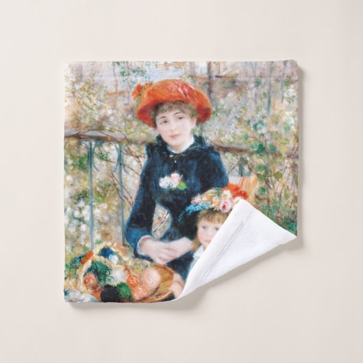 Deux Sisters, On the Terrace Auguste Renoir (Gant de toilette)
