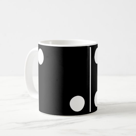 Deux six Mug Black Domino (Devant gauche)