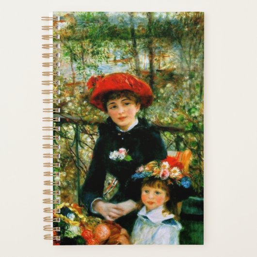 Deux Soeurs en terrasse par Renoir (Devant)