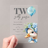 Deux soyeux Goose Boy 2e Invitation anniversaire (In situ (ordinateur de poche))