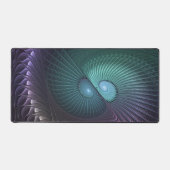 Deux spirales colorées Art Abstrait Fractal modern (Recto)