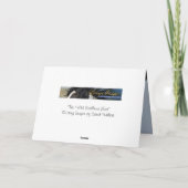 Deux Stallions Sauvages - Carte de voeux pour Chev (Dos)