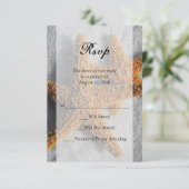 Deux Starfish en Sable, Mariage Plage Sm RSVP Répo (Debout devant)