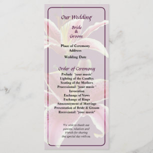 Deux Stargazer Lys programme de mariage