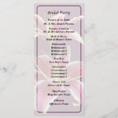 Deux Stargazer Lys programme de mariage (Dos)