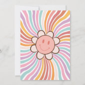 Deux Super Retro été 2e anniversaire Invitation (Dos)