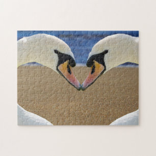 DEUX SWANS DANS L'AMOUR JIGSAW PUZZLE