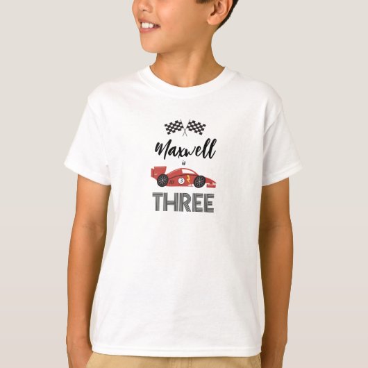 Deux T-shirt d'anniversaire rapide (Devant)