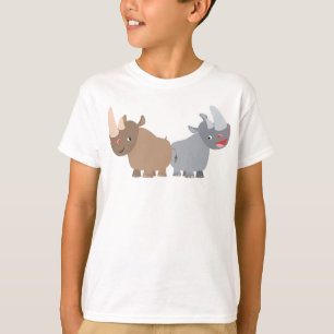 Deux T-shirt enfant Rhinos Cartoon