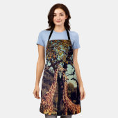 Deux tabliers girafes (Porté)