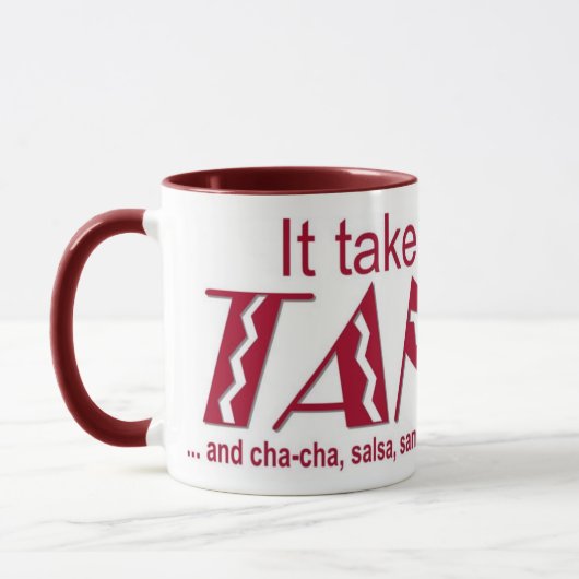 "Deux tasse à tango" (Gauche)