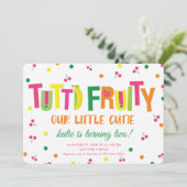 Deux Ti Fruiti Invitation de fête d'anniversaire (Debout devant)