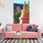 deux toile enveloppée stupas (Insitu(Salon))