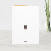 Deux tompets "À ma petite maman" Carte Anniversair (Dos)