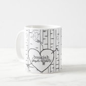 Deux tonalités Bookish Lookish Affair Coffee Mug (Devant gauche)