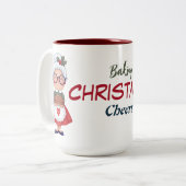 Deux tonalités Mme Claus Christmas Mug (Devant gauche)