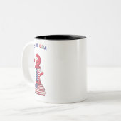 Deux toned USA Coffee mug (Devant gauche)