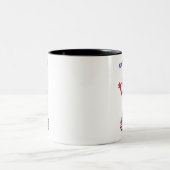 Deux toned USA Coffee mug (Centre)