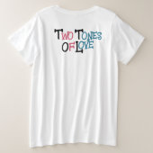 Deux tons d'amour : Chats vibrants dans l'unité (Design dos)