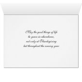 Deux tons de terre avec carte d'action de grâces F (Intérieur Horizontal (Bas))